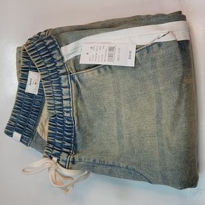 Pacsun mens distressed striped joggers size medium.
